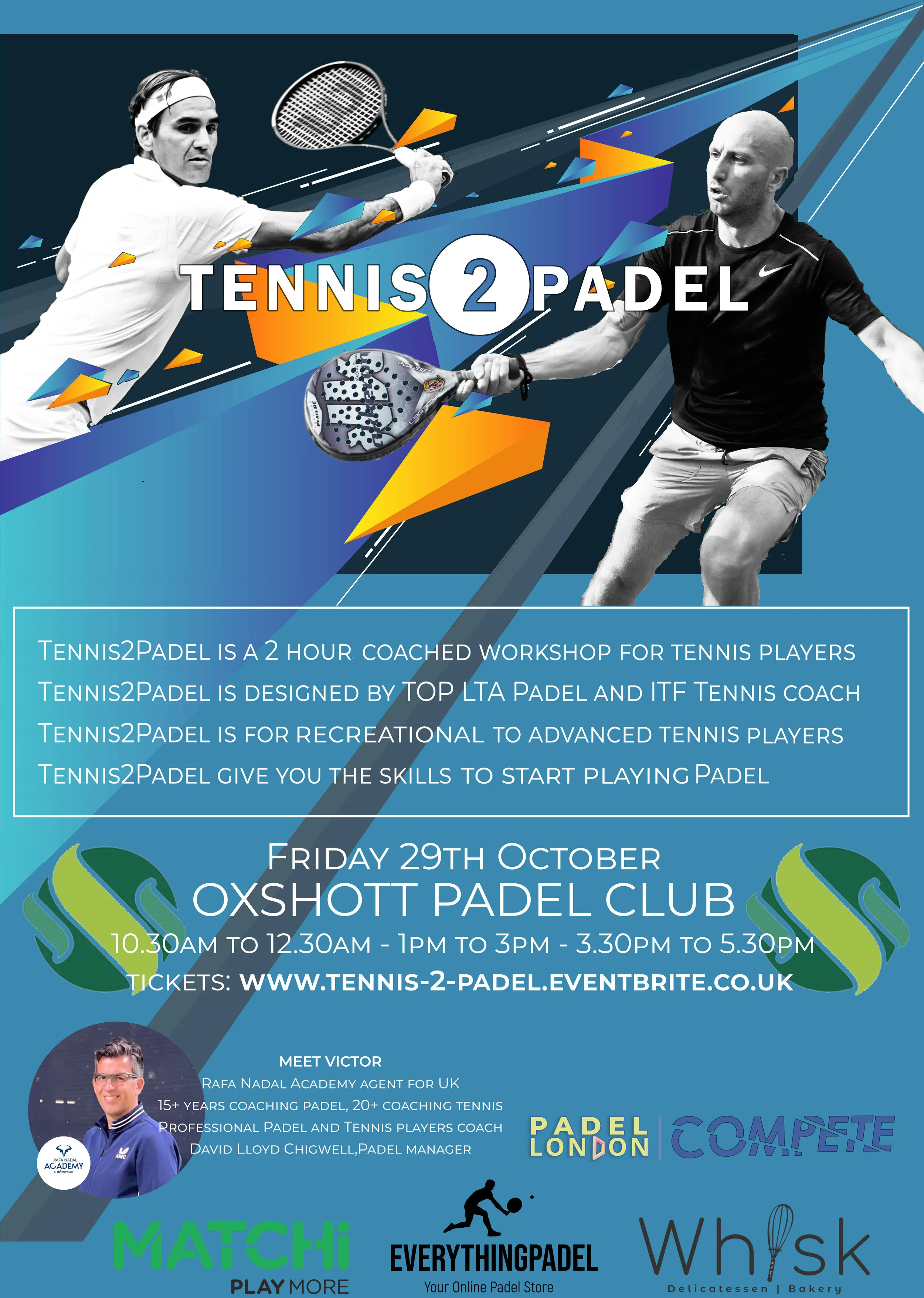 Tennis2Padel Workshop - Friday 29 October