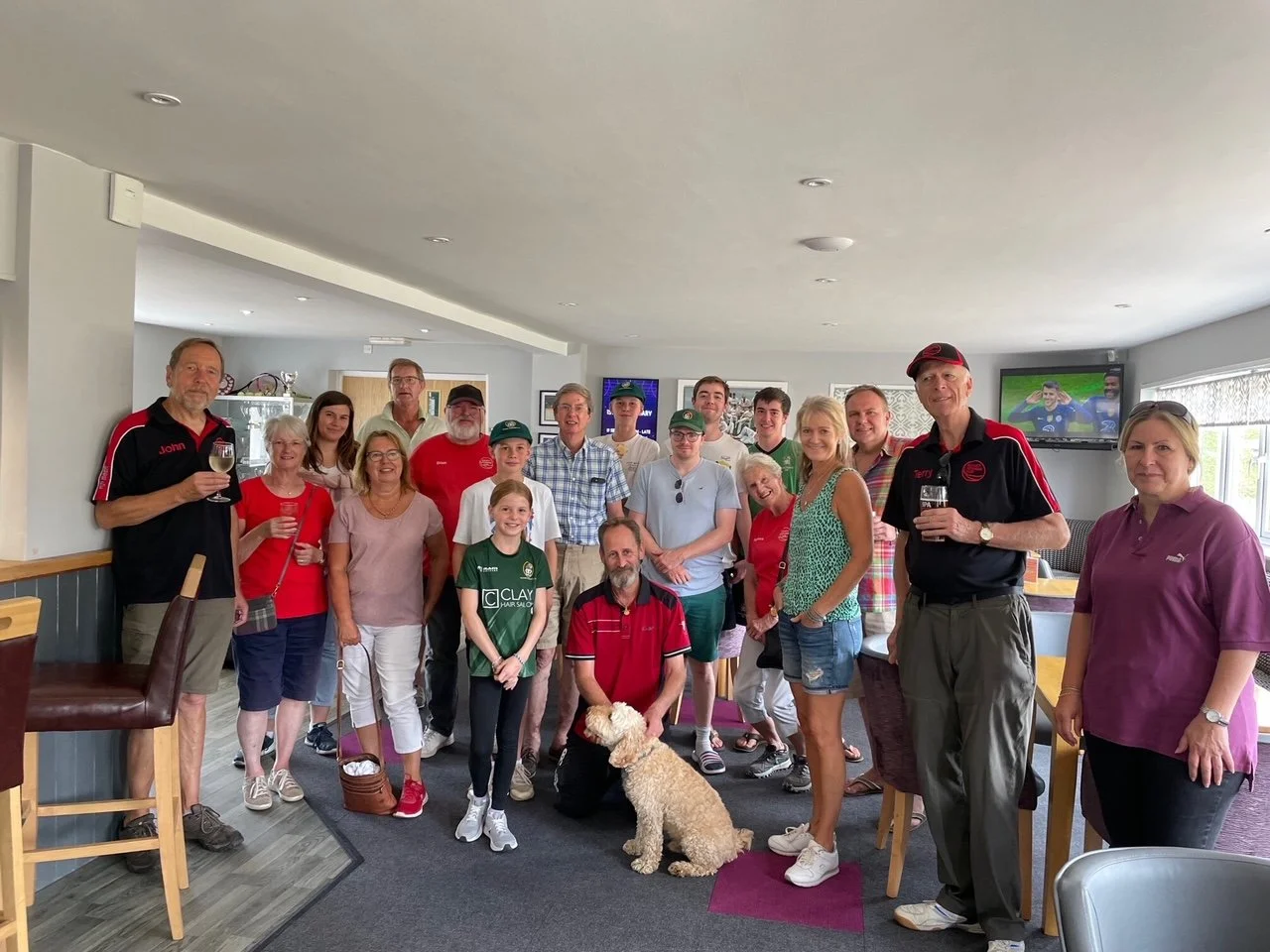 Annual petanque v cricket petanque match