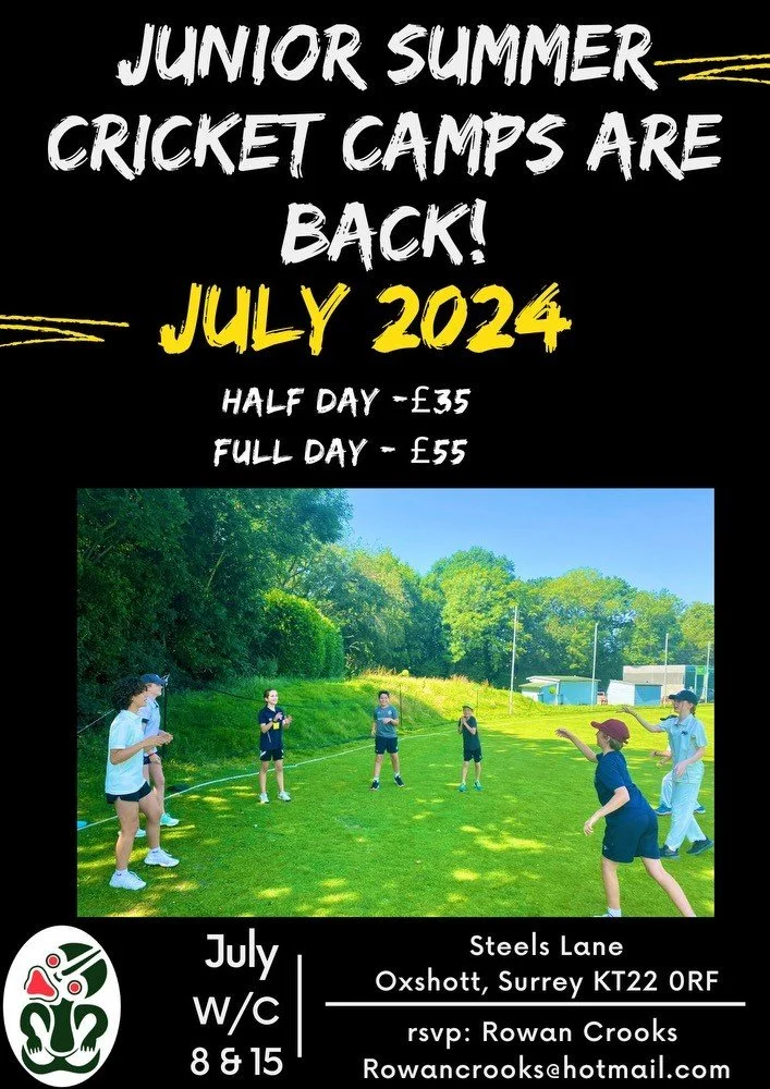 Junior Summer Cricket Camps are Back!