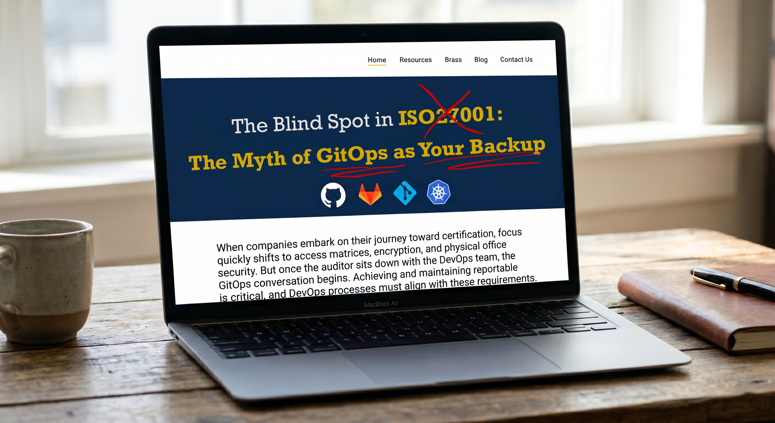The Blind Spot in ISO 27001: The Myth of GitOps as Your Backup