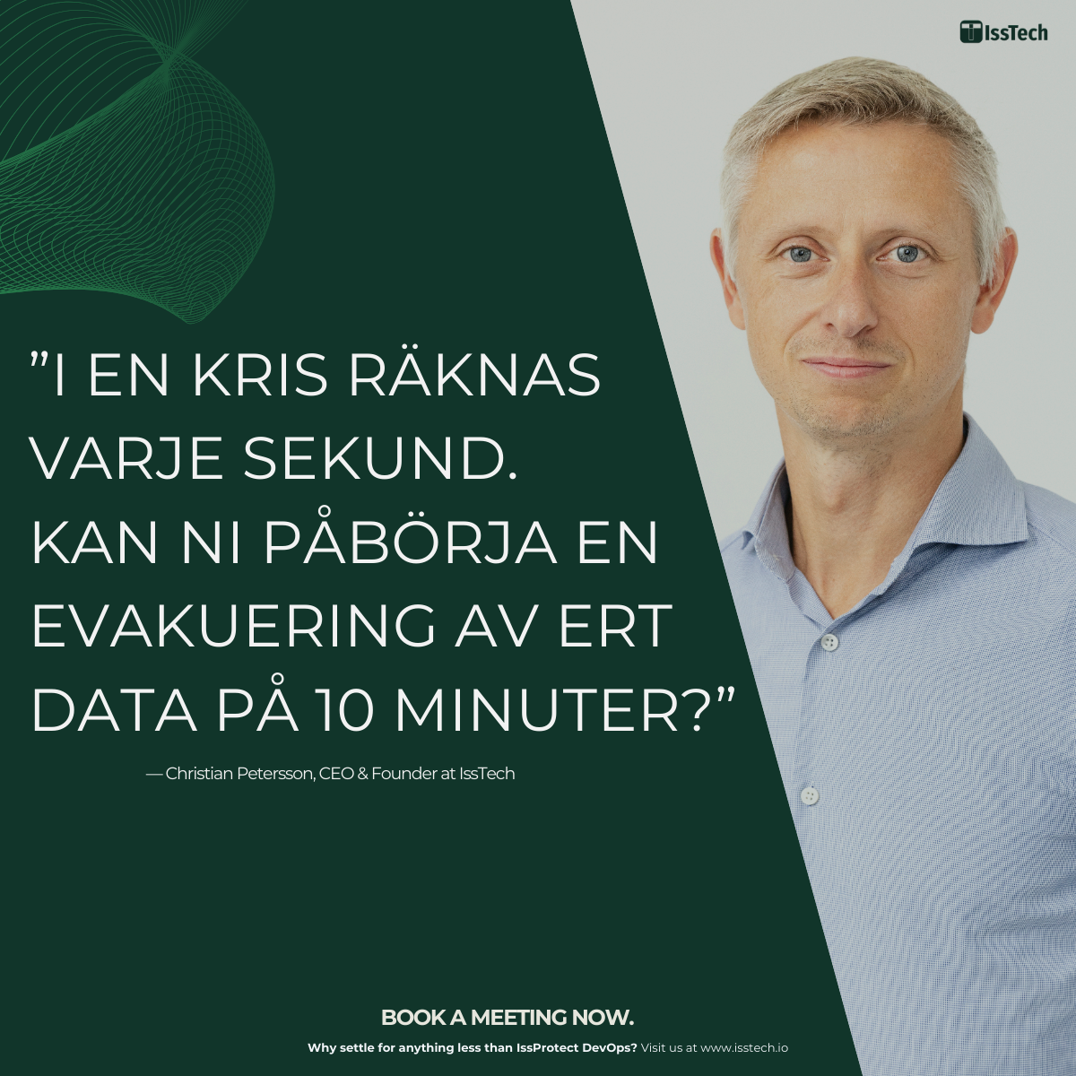 Svenska företag måste evakuera data på 10 minuter