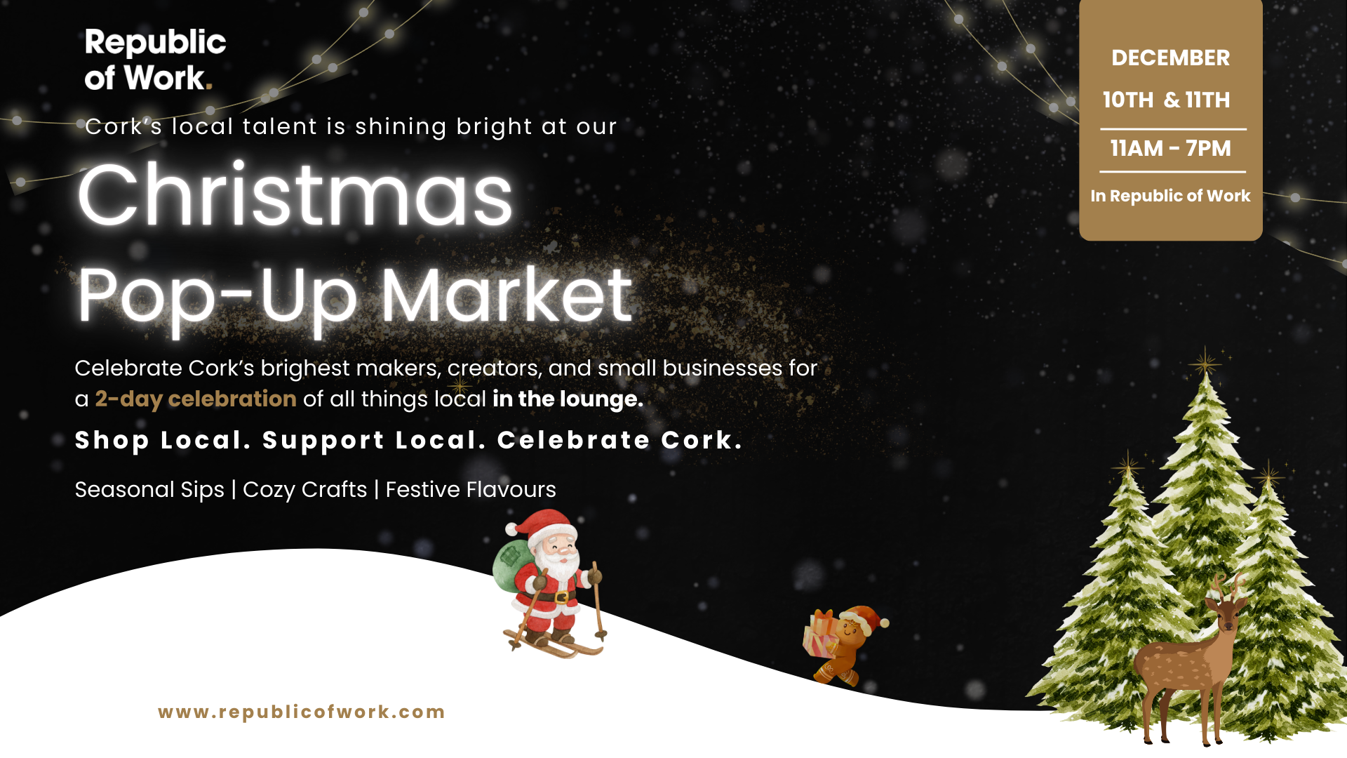 Pop-Up Christmas Market | Drinks reception