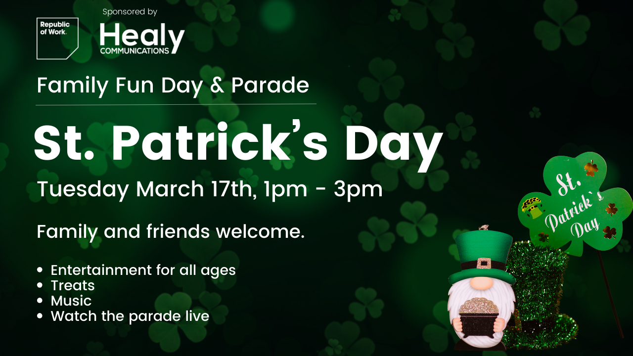 St. Patrick's Day Family Fun & Parade Event