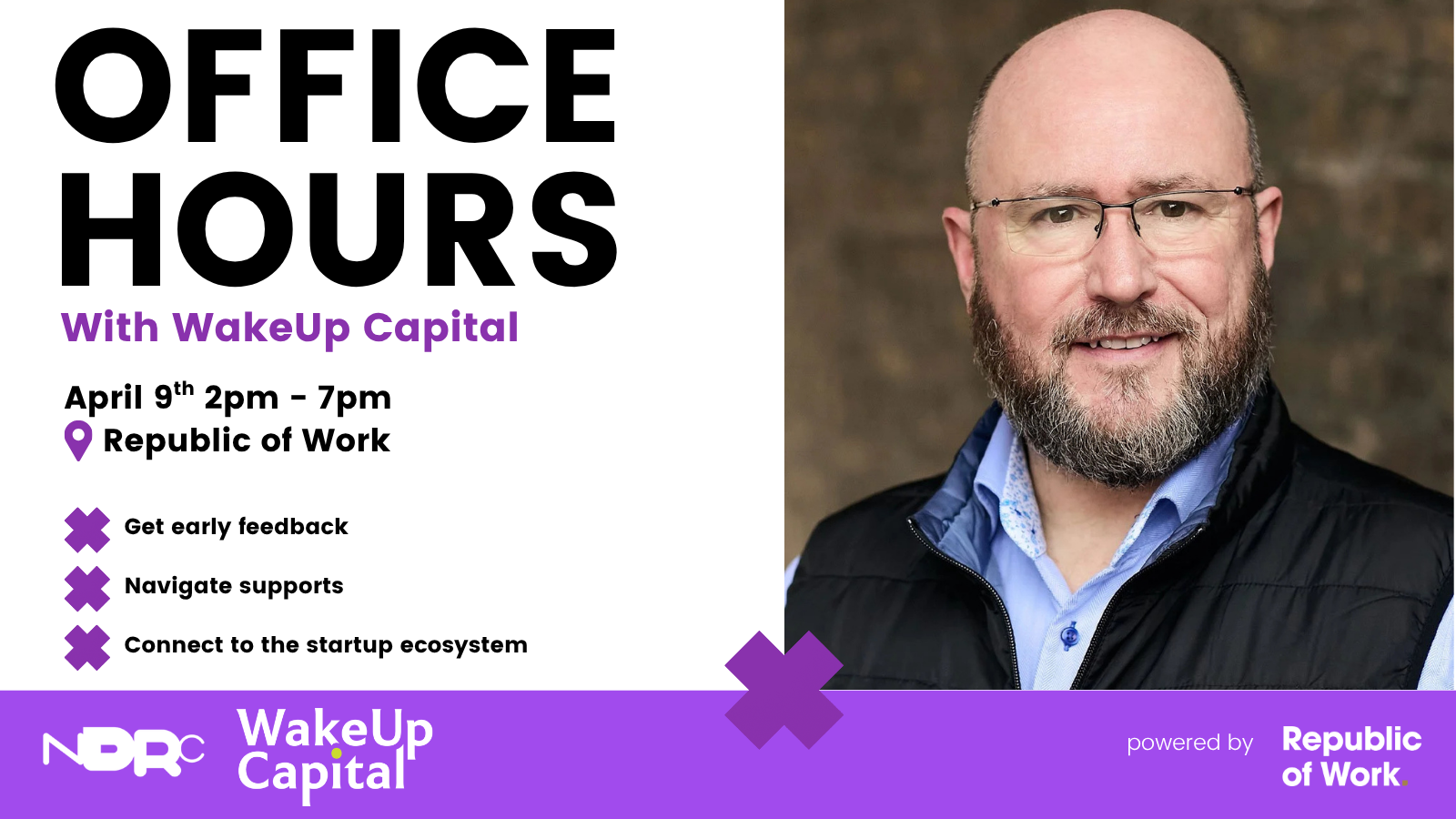 VC Office Hours &amp; Mixer with WakeUp Capital
