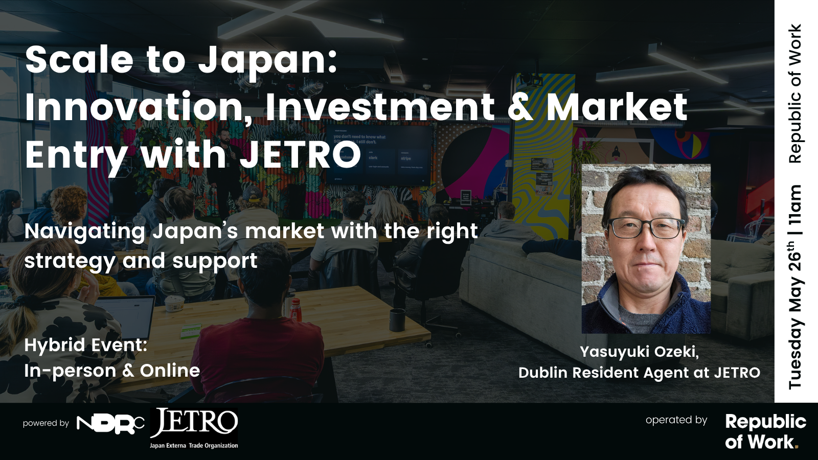 Scale to Japan: Innovation, Investment & Market Entry with JETRO