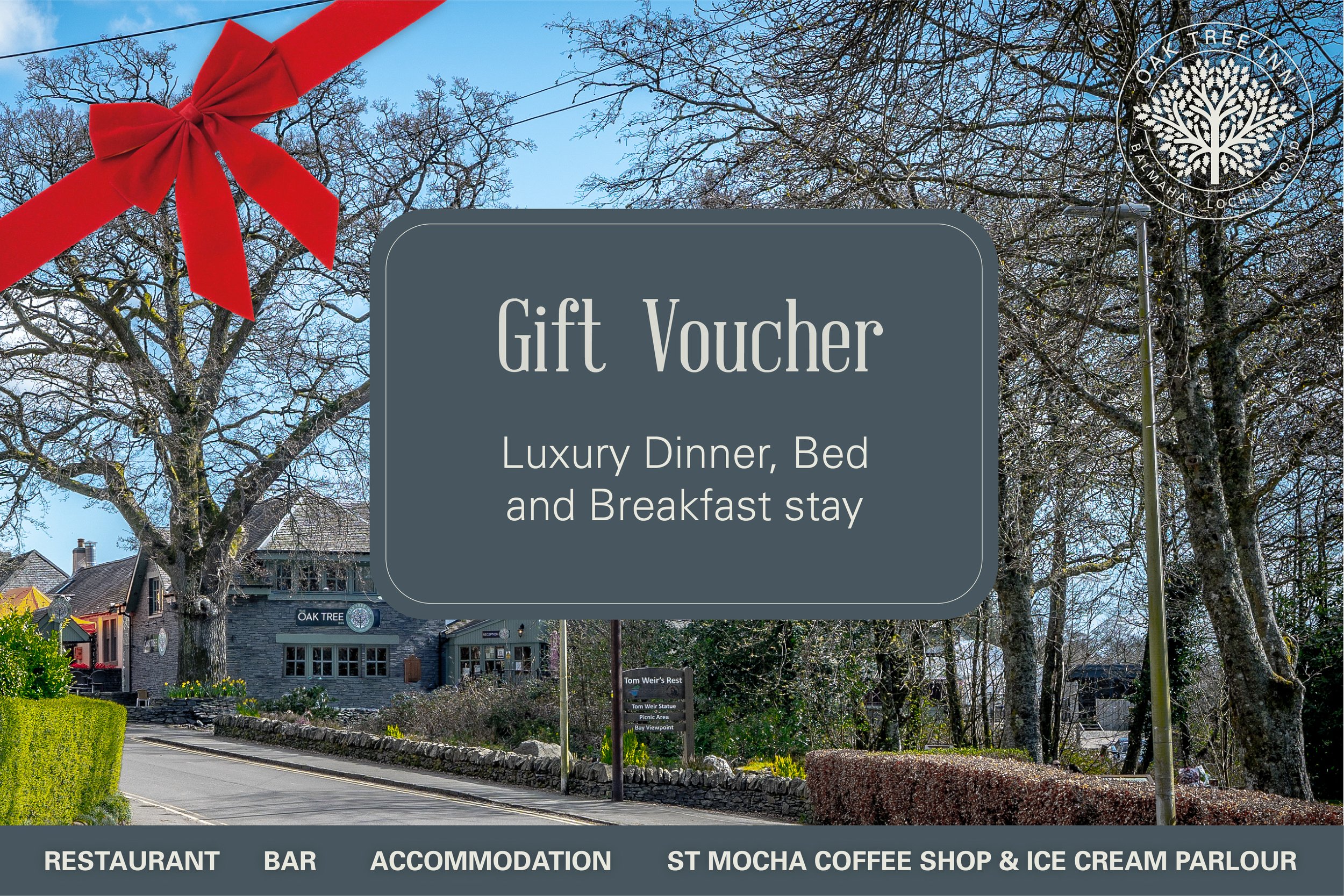 Dinner, Bed and Breakfast in a Deluxe room — The Oak Tree Inn