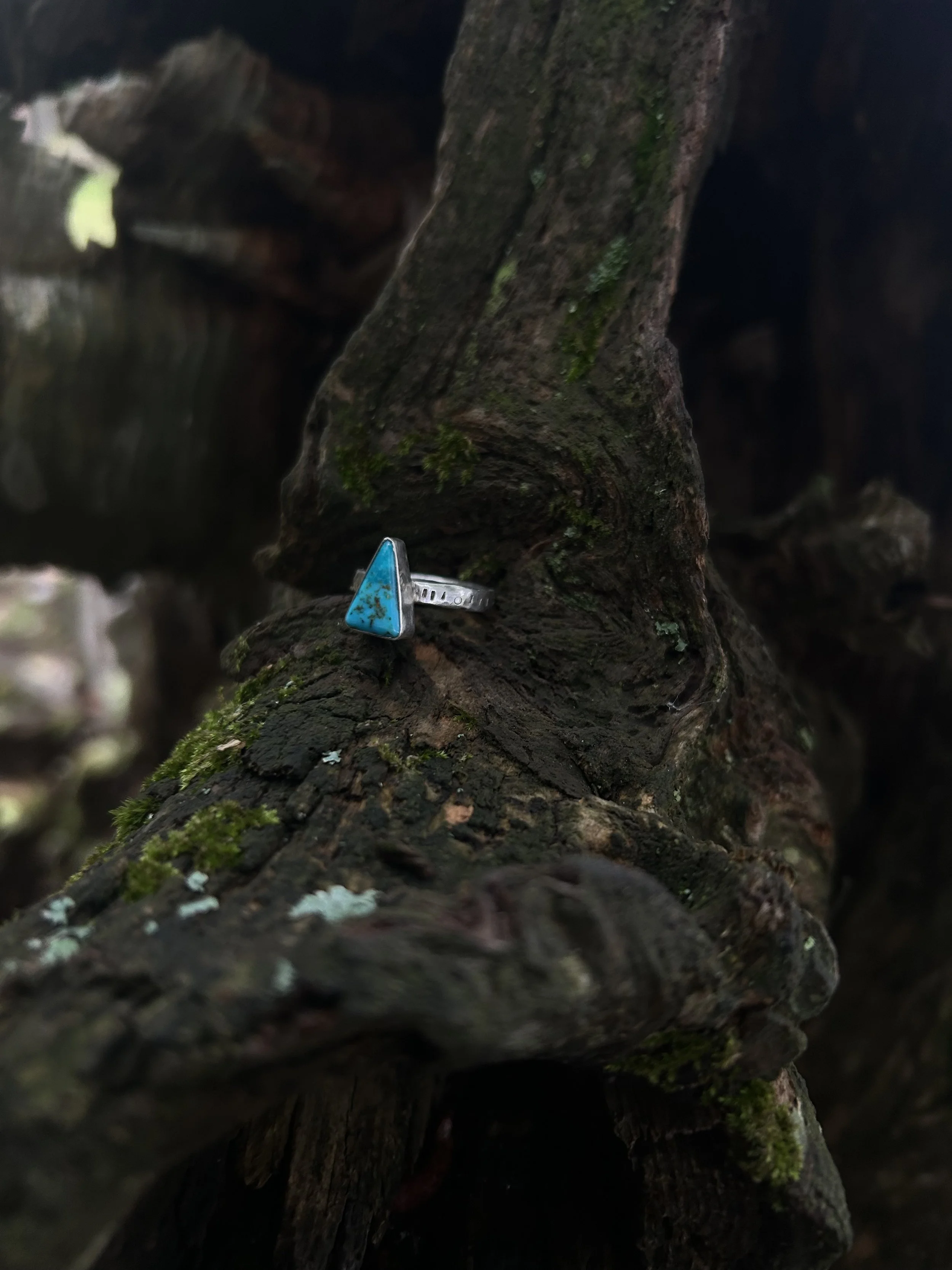 Triangle Turquoise Ring