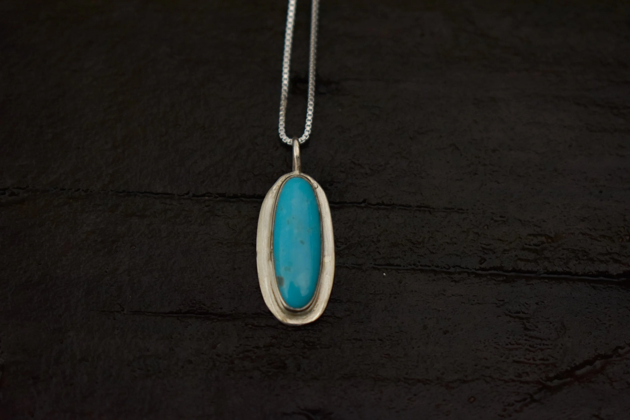 Turquoise Sterling Silver Pendant
