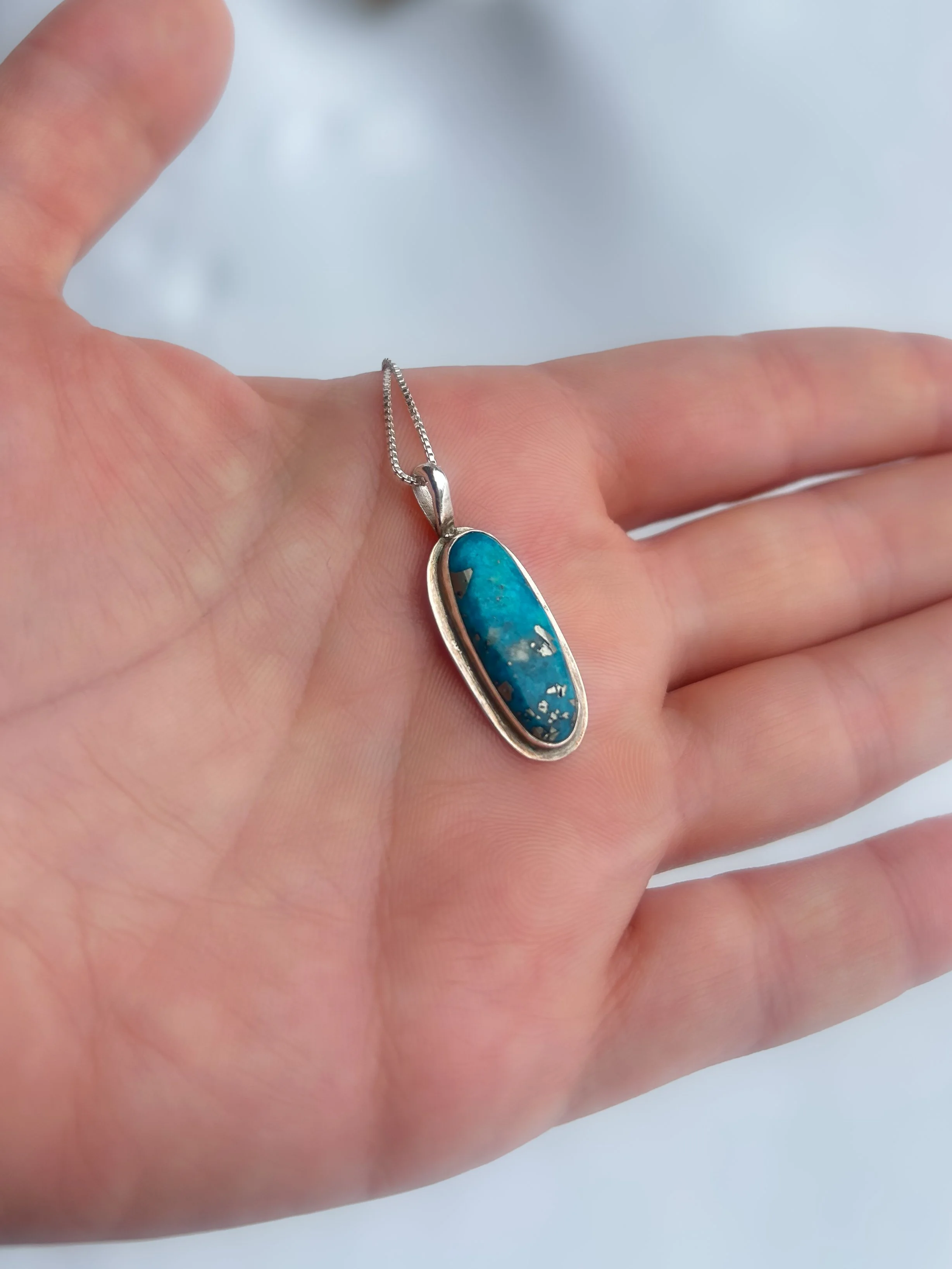 Turquoise Sterling Silver Pendant