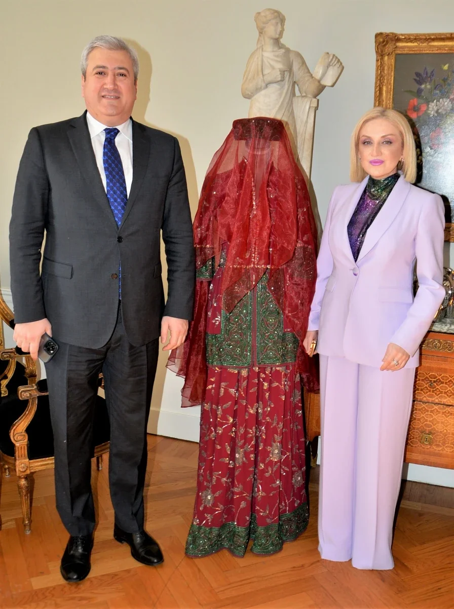 Zaur Ahmadov Ambassador of Azerbaijan & Gulnara Khalilova.webp