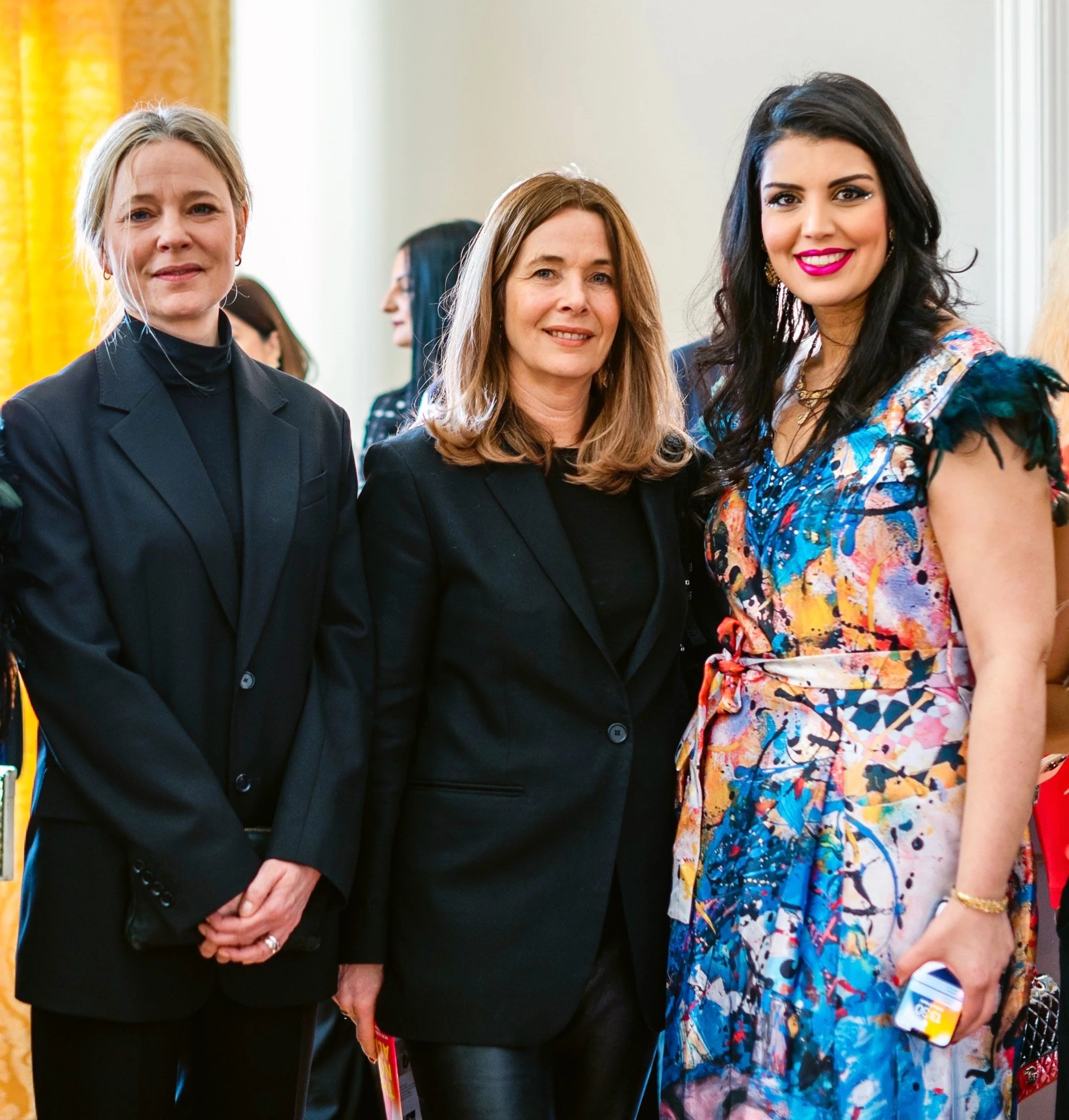 Helen Walker Stockholm Fashion District with Kajsa åström.& Imane Belmkaddem.JPG