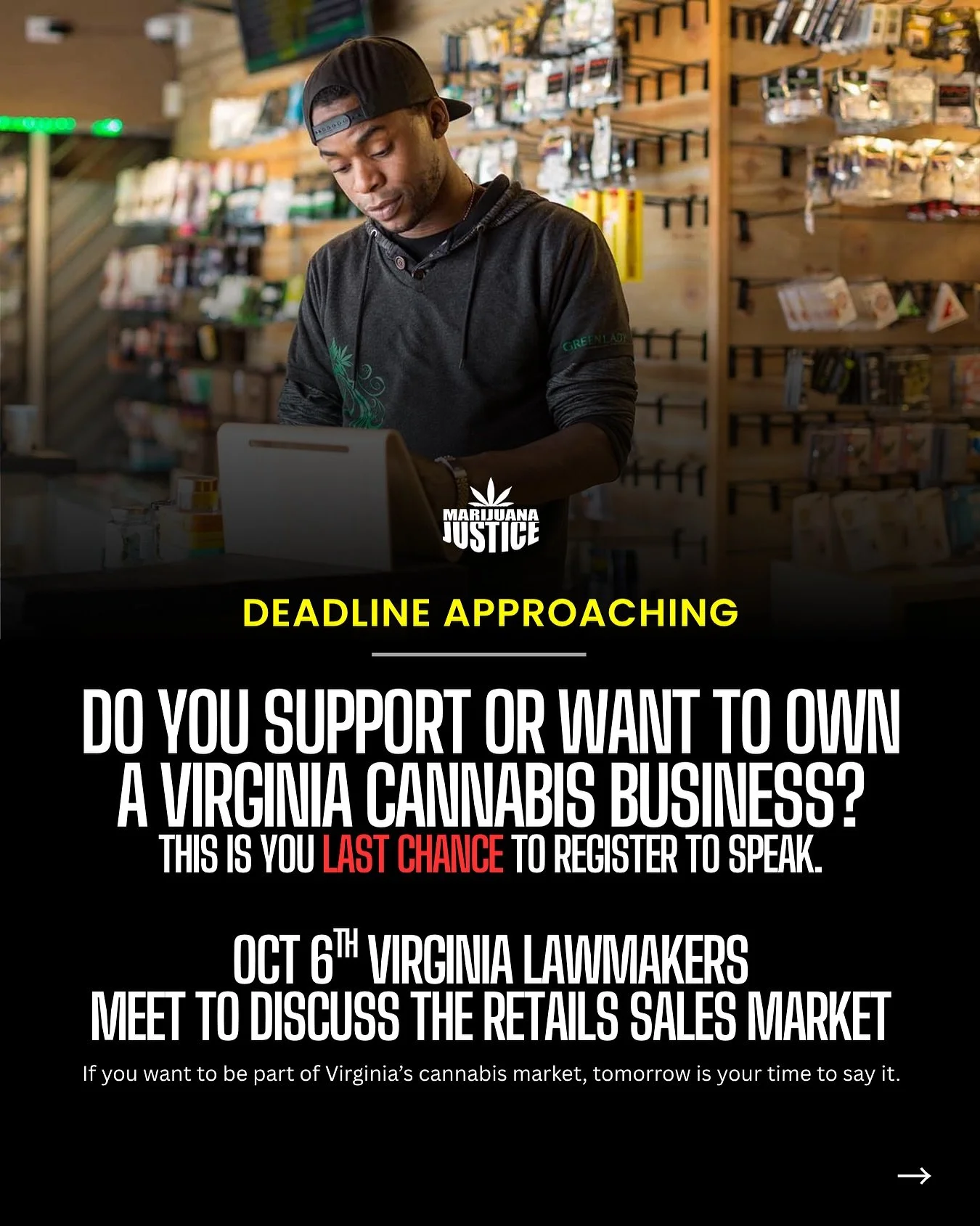 📍 Monday, Oct 6 at 2 PM ET
📌 General Assembly Building, Room A-008 Lower Level

Virginia&rsquo;s CNNBS Commission is meeting to discuss licensing, who can get into the industry and how the process will work.

If you want to grow, process, or sell i