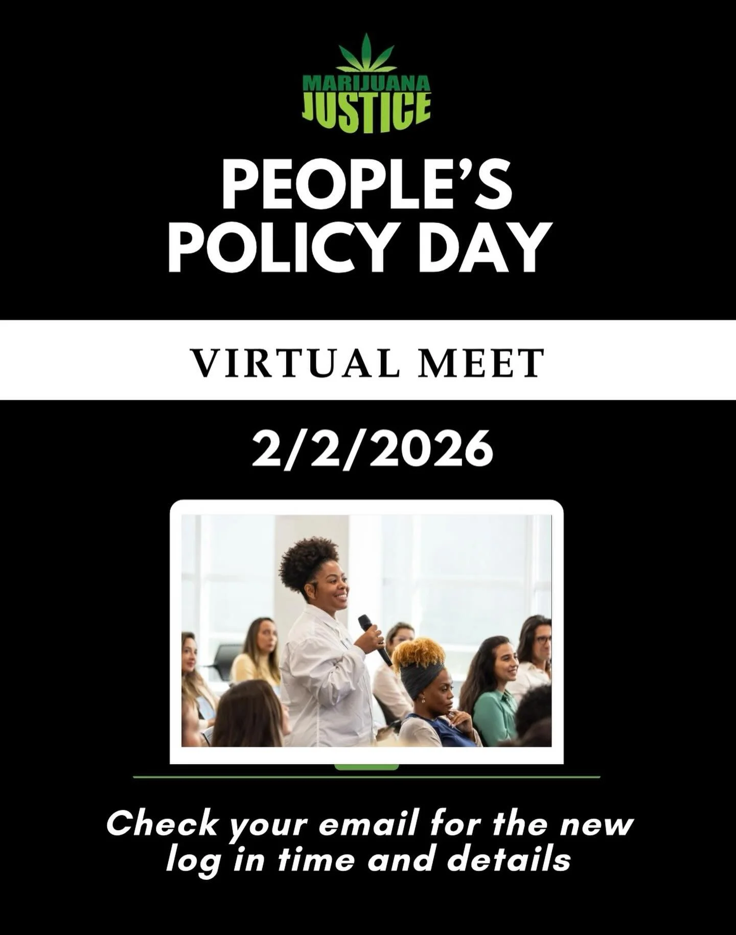 We have moved our 2/2/2026 People&rsquo;s Policy Day online! Registration is closed, but if you&rsquo;re participating, check your email for times and details!