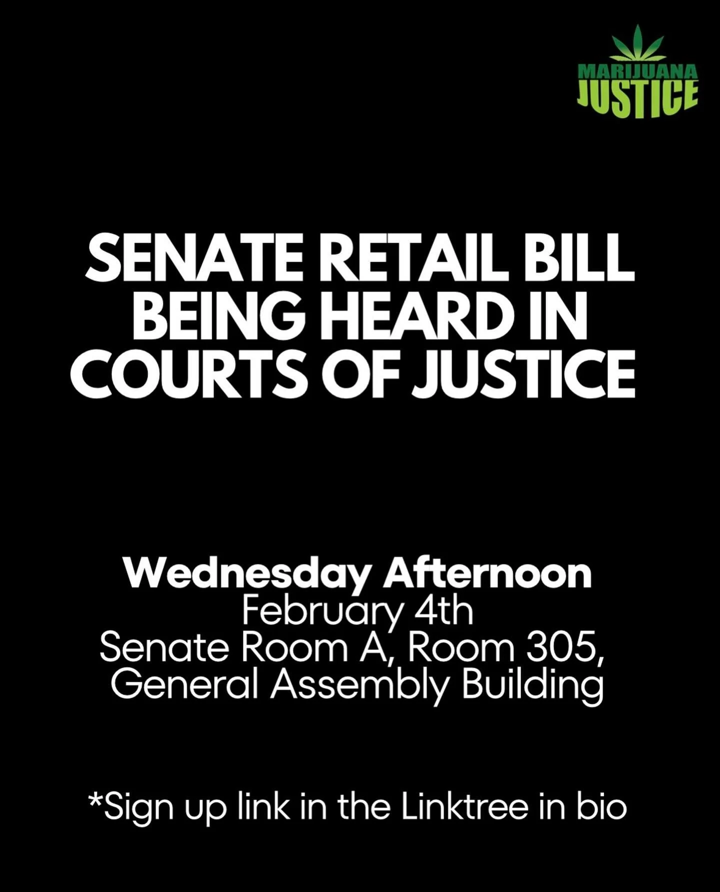 The committee will begin 30 minutes after the House chamber adjourns. Sign up for virtual testimony 30 minutes before committee. In Courts of Justice committee we hope to see no additional crimes and absolutely no additional mandatory minimums which 