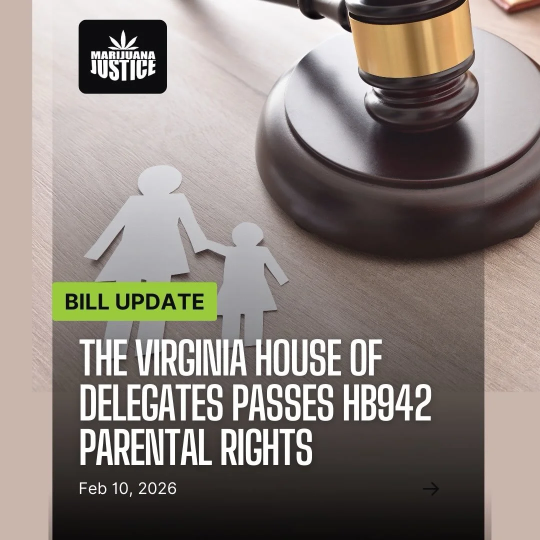 Today the Virginia House of Delegates passed Delegate Clark&rsquo;s HB942 Parental Rights bill that corrects the state law to make sure custody and visitation are not impacted for the sole reason of using or possessing an authorized substance. #legal