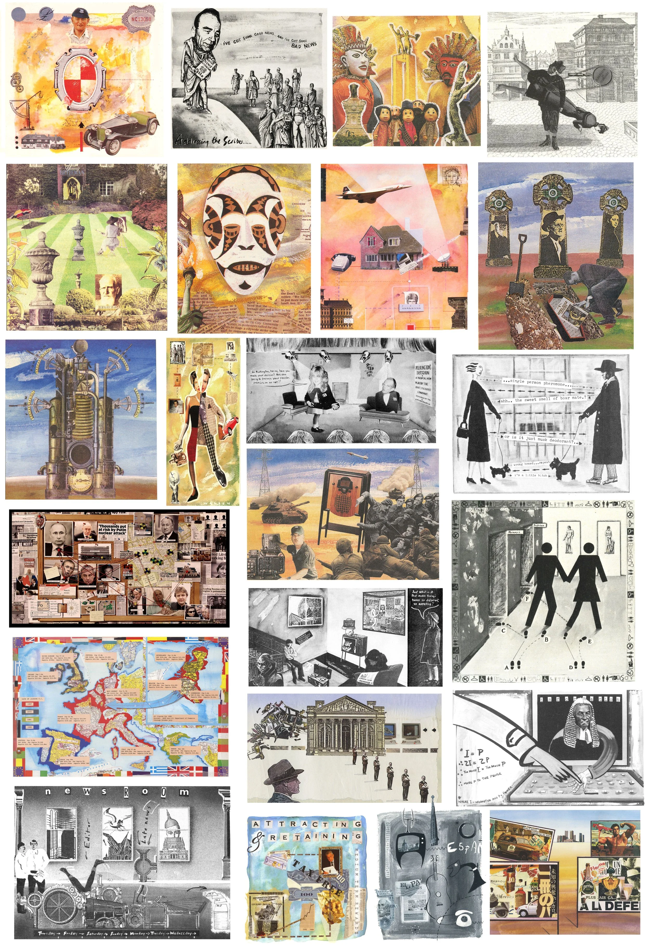 MONTAGE OF COLLAGES 2