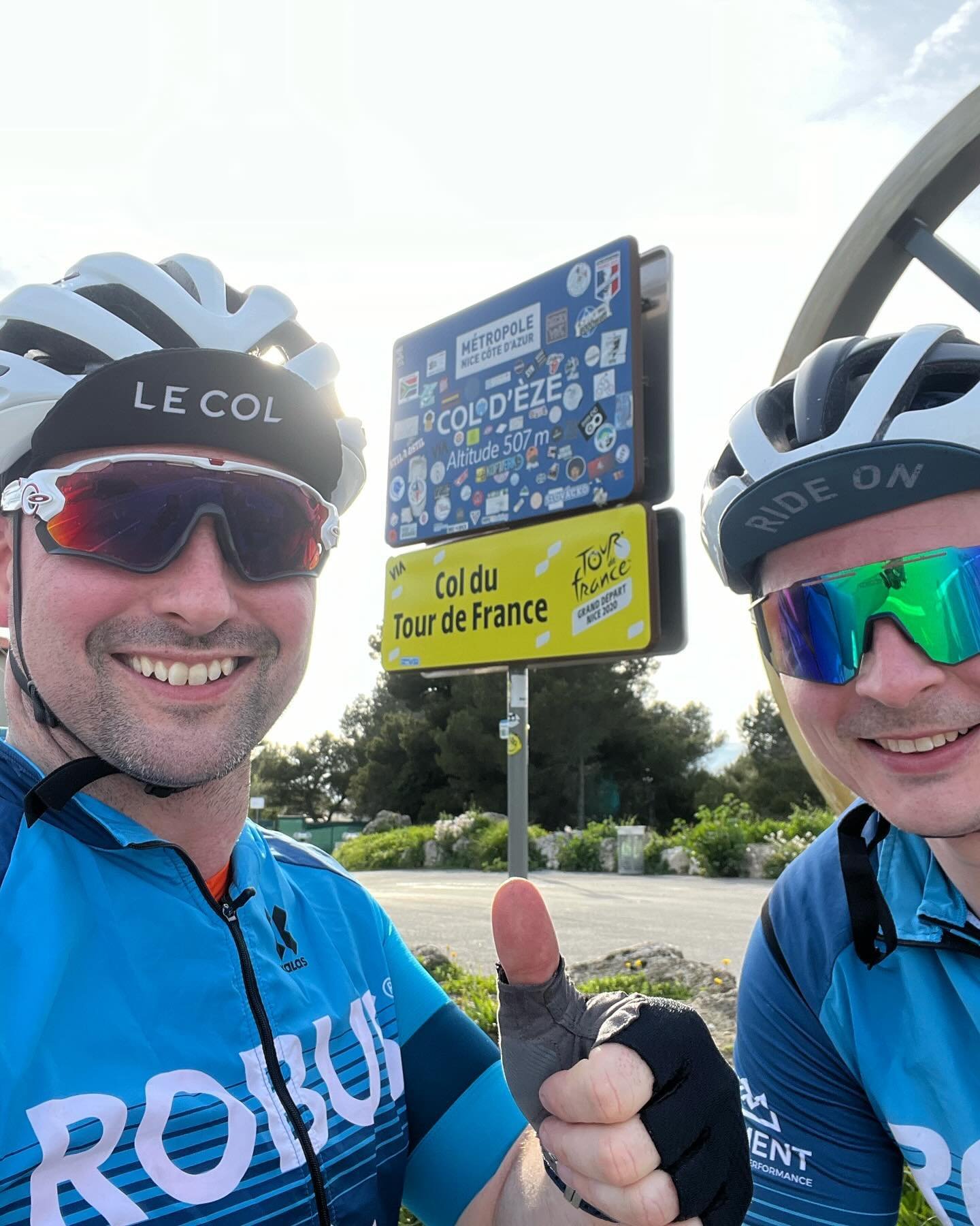 Cycling in Nice on the French Riveria. 

@dazboykenna &amp; @niallconnolly_ on a recent training weekend. 
300km over 3 days climbing 3,000m + taking in iconic climbs such as Col D&rsquo;eze, Col De La Madone and Col De Vence. 

If you&rsquo;re inter