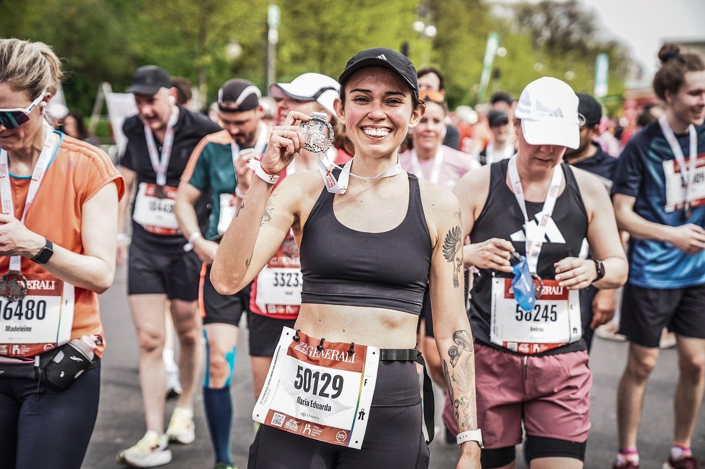 Eduarda @dudaschar completing the Berlin 1/2 marathon recently 💪🏼

We can&rsquo;t wait to work towards the @bearraces Clontarf 1/2 marathon in July. This year will be bigger than ever for the race on our front door @elementhfp twice a year. 

Inter