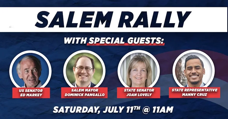Salem Rally for Ed Markey