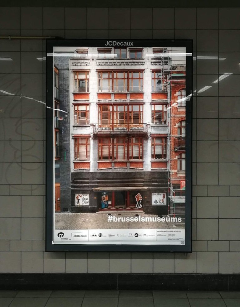 Brussels Museum Campaign with STIB and JCDecaux