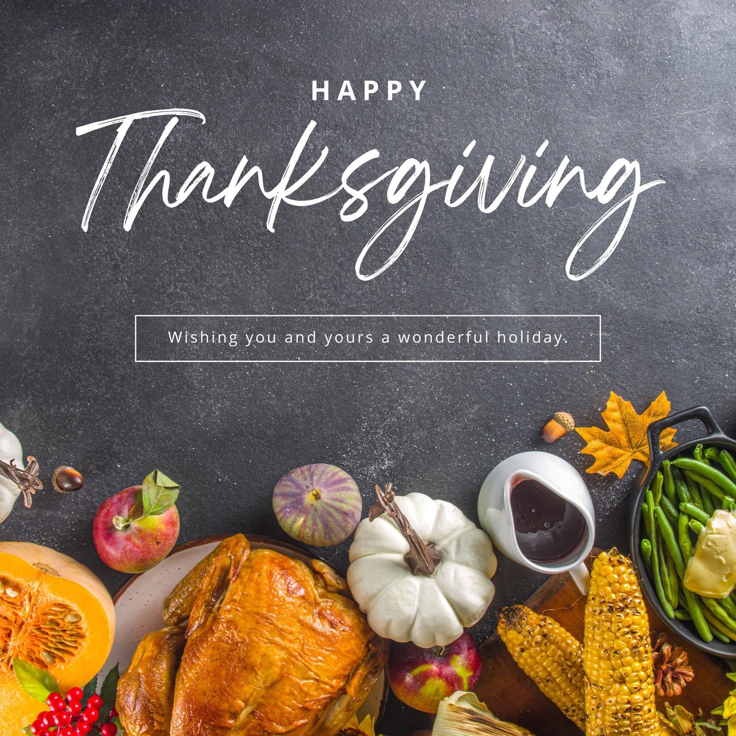 Wishing everyone a Happy Thanksgiving week! Our team will be fulfilling all orders through Wednesday at noon. Then, we'll be back in the lab next Monday.
