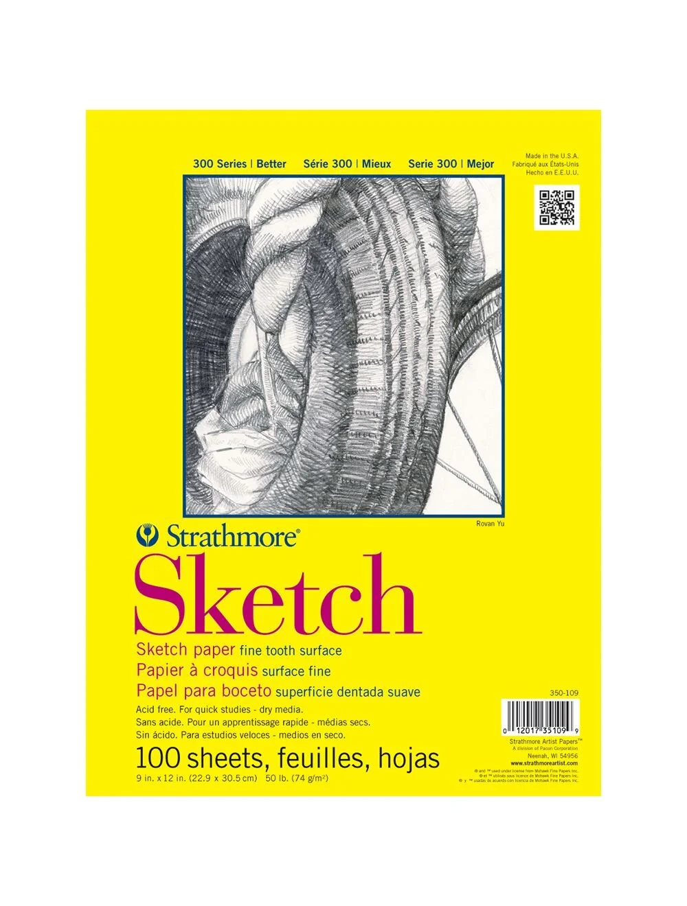 Strathmore 300 Series 9x12 Sketch Pad