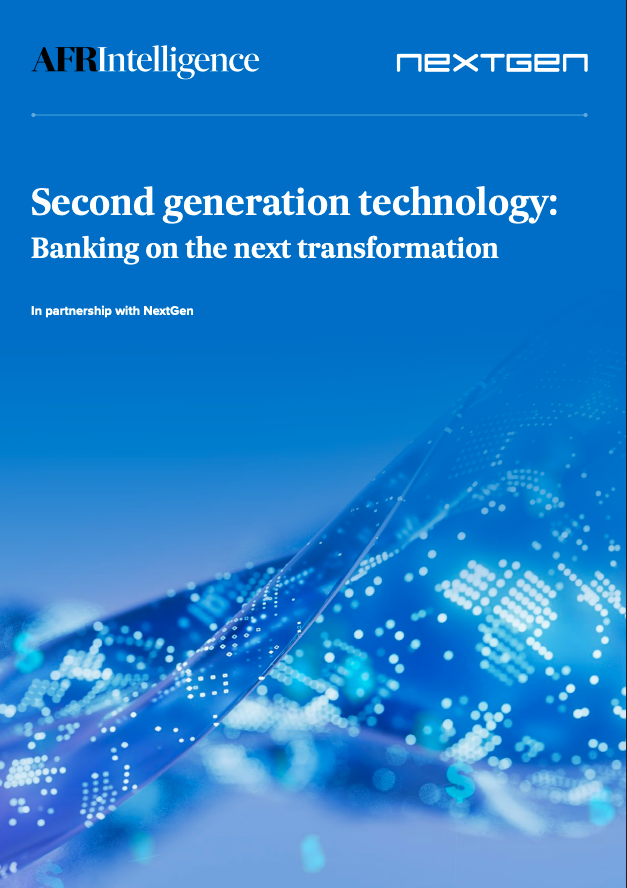 Second generation technology: Banking on the next transformation report cover