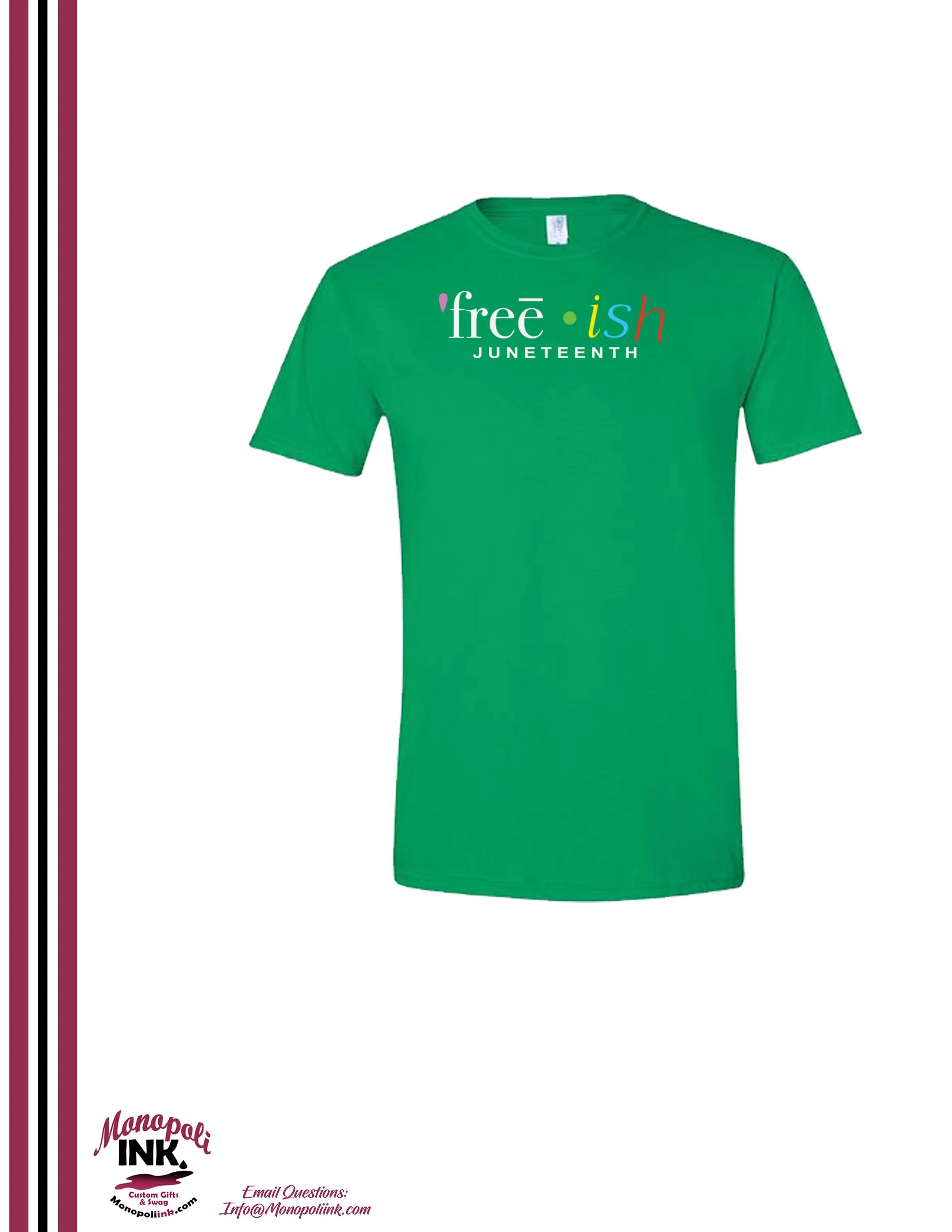 Freeish Unisex Tee Kelly Green.jpg