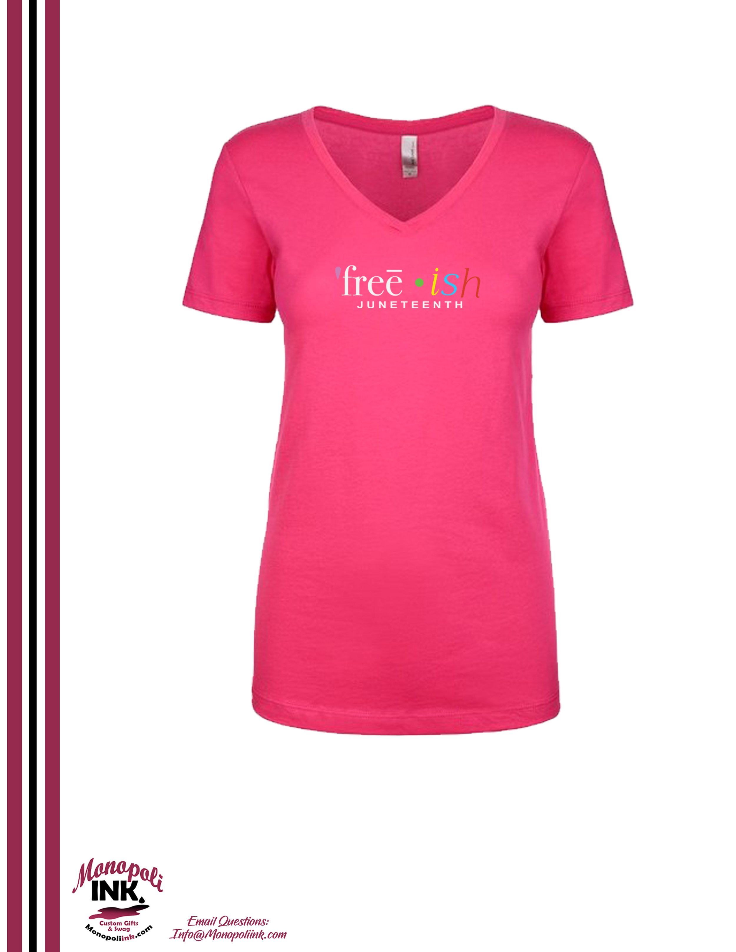 Freeish VNeck 1540 Raspberry.jpg