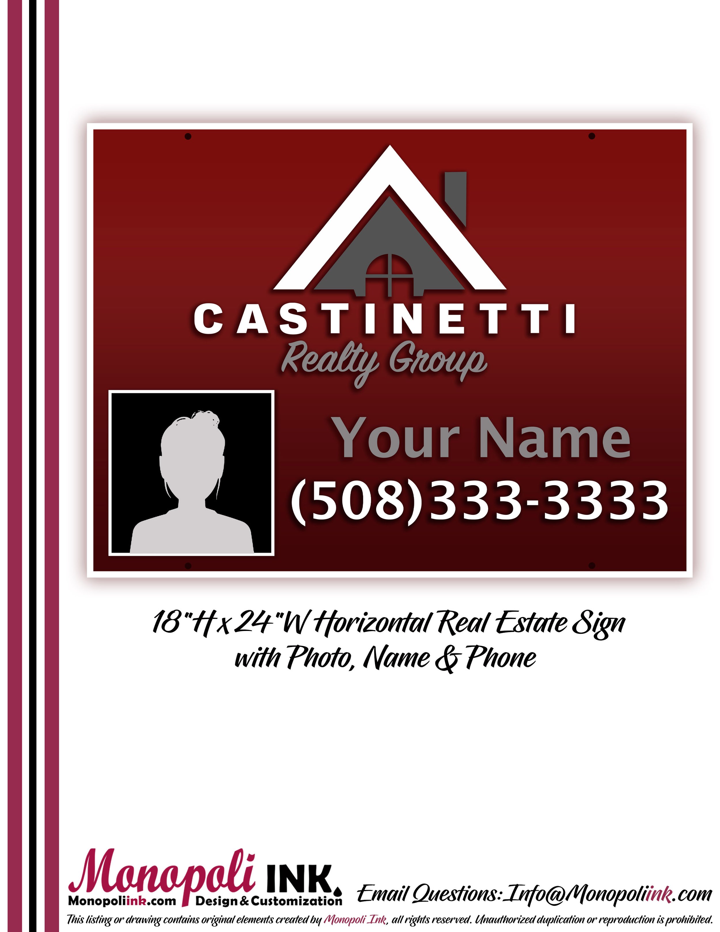 Castinetti Post Sign 1824 Horizontal Sample Photo SL.jpg