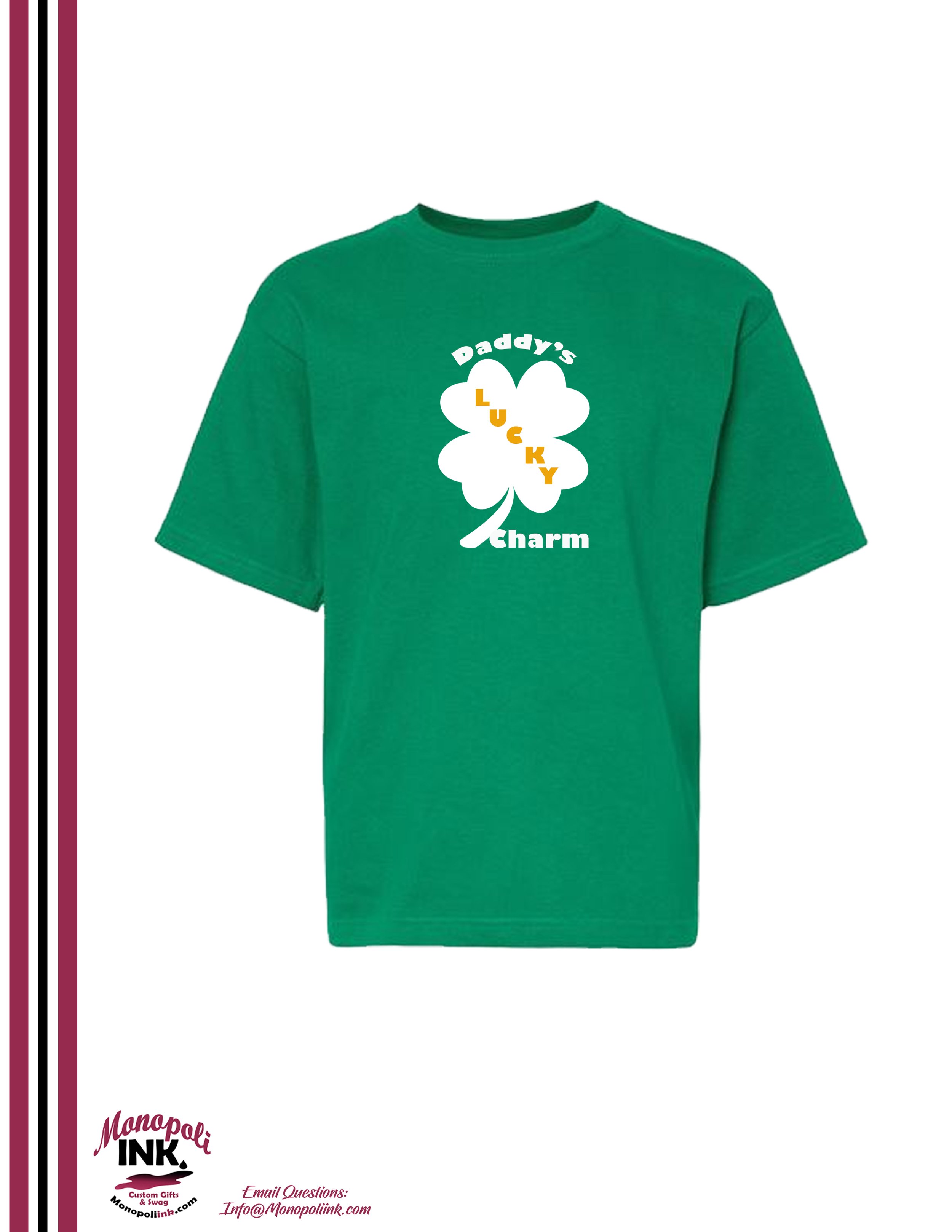 St Paddy Daddy's Lucky Charm Youth Tee.jpg