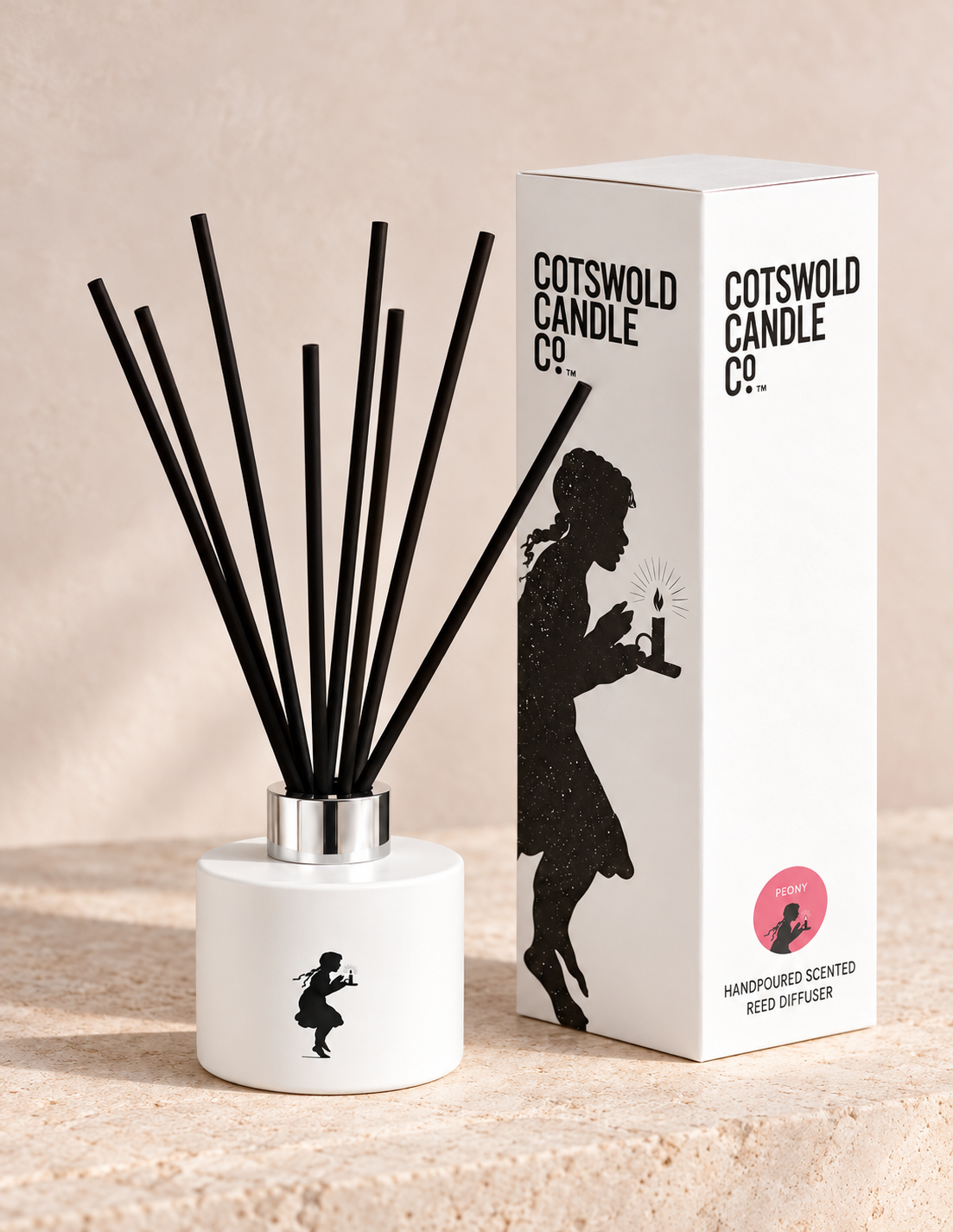 Peony reed diffuser product image