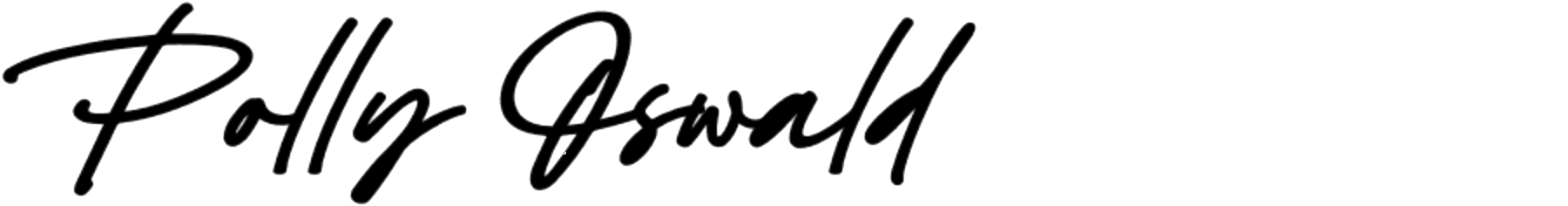 Polly’s signature.