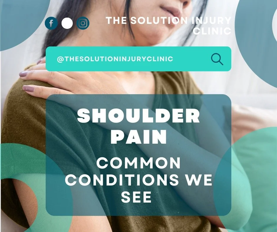 💪 Common Shoulder Problems We See in Clinic
Shoulder pain is a very common issue we treat and can affect everyday activities like reaching, dressing, or sleeping comfortably.
Two conditions we often see are Rotator Cuff Issues and Frozen Shoulder.
R