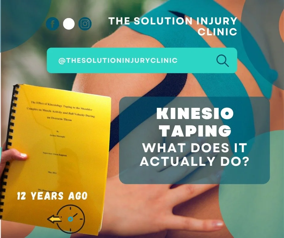 🎓 12 years ago today I handed in my first dissertation&hellip; (yes I've been in Teesside FAR TOO LONG!) and it was on kinesio taping
Kinesio tape has been around for years and you&rsquo;ve probably seen it on athletes &mdash; but what does it actua