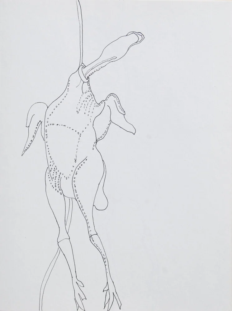 Rubber Chicken #5, 10.5in. x 14in.