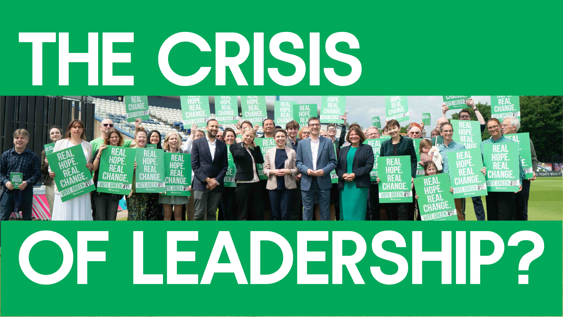 The Crisis of Leadership in the Greens