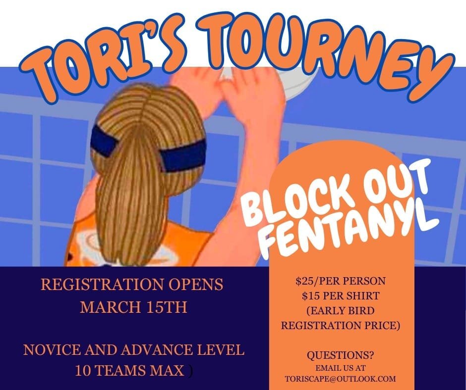 Mark your calendars for May 11 as we come together to celebrate the life of Victoria Holman. In honor of Tori's love for volleyball and her community, we are proud to host Tori's Tourney &ndash; a special fundraiser and awareness event organized by h