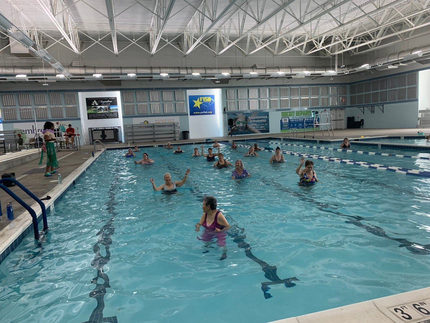 Dive into our Summer Water Challenge for WEX Participants! The mission: complete 30 WEX classes May 1 through July 26. 🌊

➡️ Here's the game plan: jot down your name on the pool deck poster, then earn a sticker (courtesy of our instructors) after ea