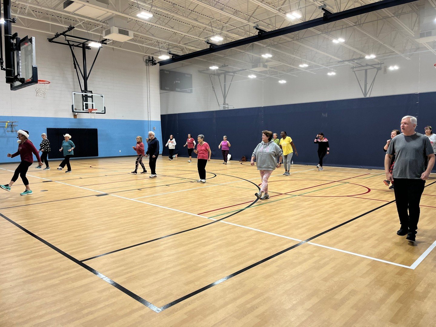 🎄 Christmas Line Dance! 🎄
Friday, December 19 at 10:15A
Join us for a fun and festive Christmas Line Dance class to kick off the holiday spirit!

Please note: There will be no Silver Sneakers class on this day.