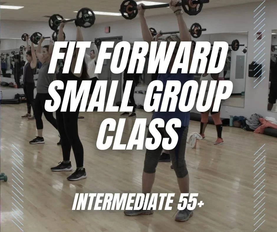 Stronger every step, every rep, every class 💪✨

Our Fit Forward (Intermediate 55+) small group classes are here to help you move better, feel stronger, and have a blast doing it. Your best self starts here, link in bio!