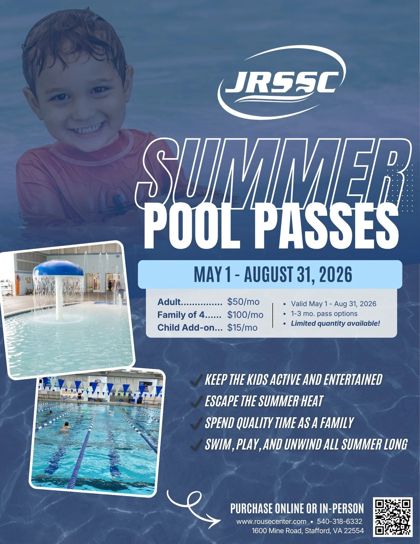 Friendly reminder: these don&rsquo;t last all summer 👀

Summer Pool Passes are limited&mdash;grab yours before they&rsquo;re gone! Link in bio.