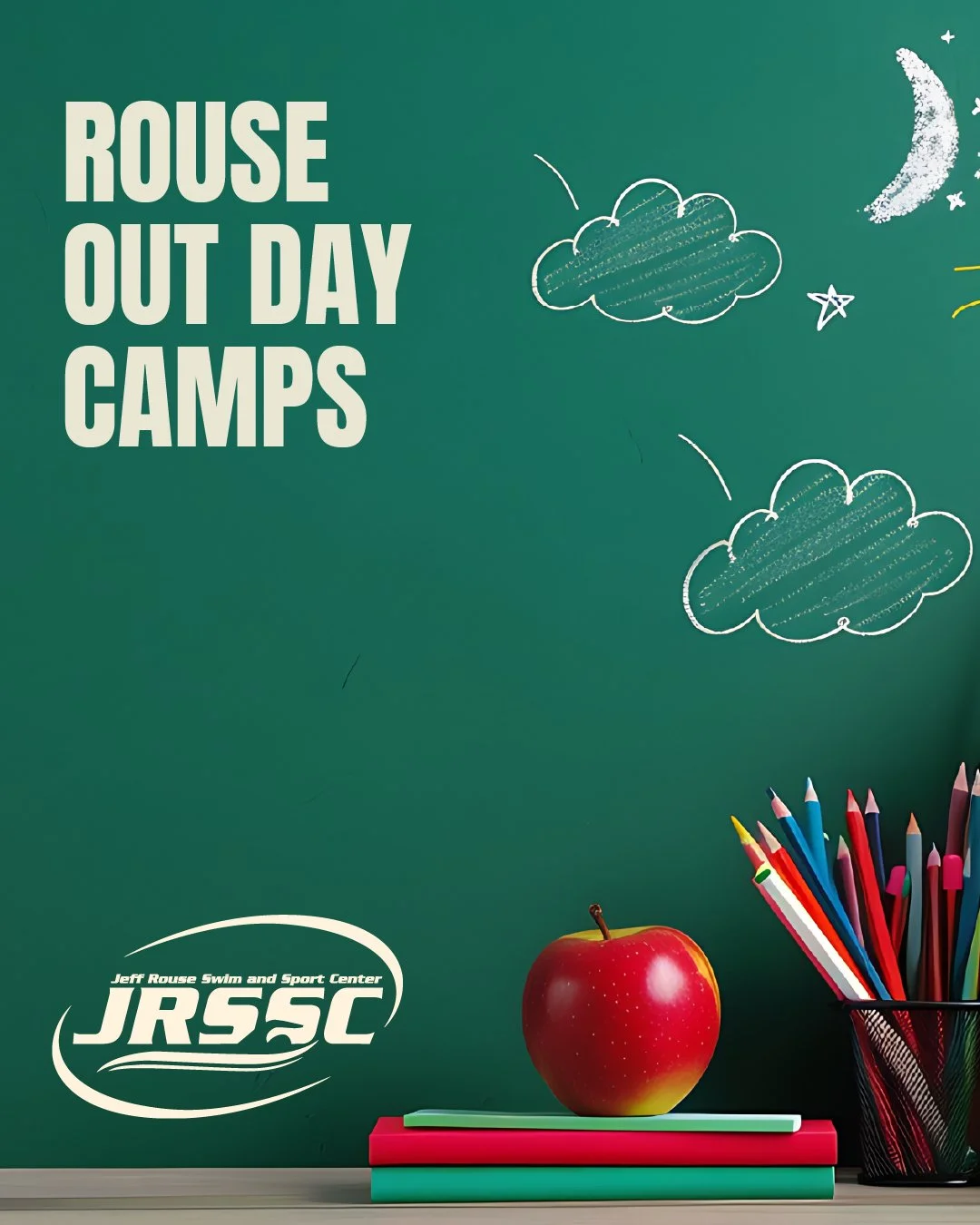 No school? We&rsquo;ve got a plan.

Rouse Day Out Camp is back September 21 for a full day of games, activities, sports, and fun while the kids are out of school.

📅 September 21
👟 Ages 6&ndash;12
📍 Jeff Rouse Swim &amp; Sport Center

Save yoursel