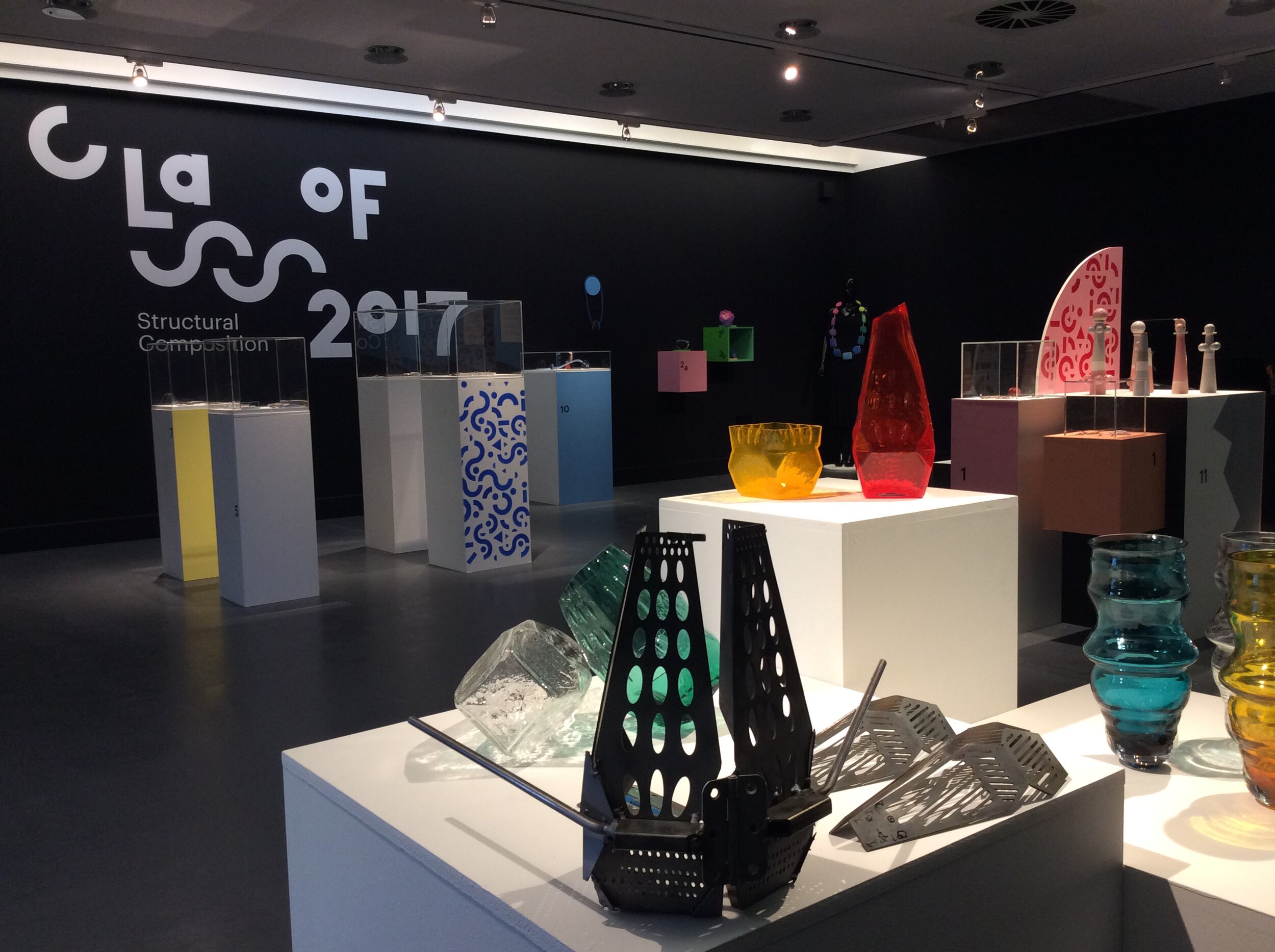 'Class of 2017, Structural Composition,' an exhibition curated by Beth Lambert at The National Centre for Craft and Design.