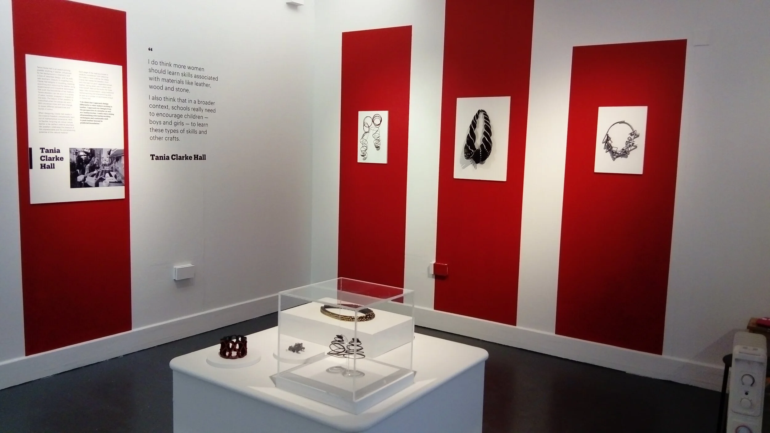 A section of 'Women's Work, Pioneering Contemporary Craft' (2018) at The National Centre for Craft and Design.