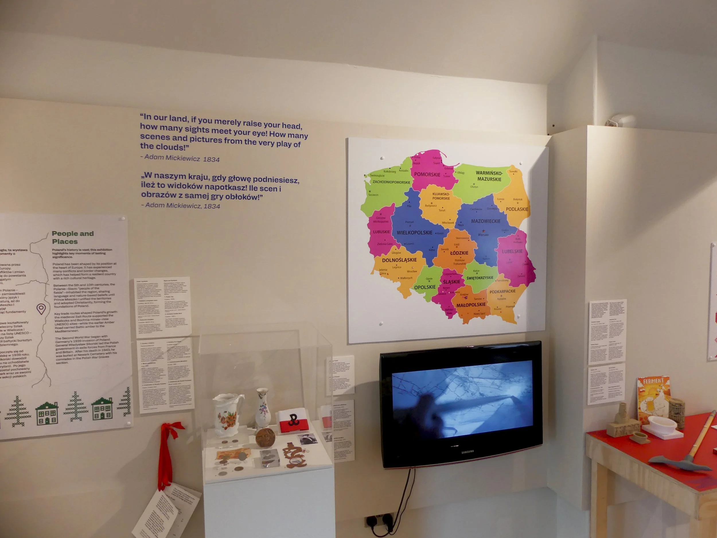 From Poland exhibition view