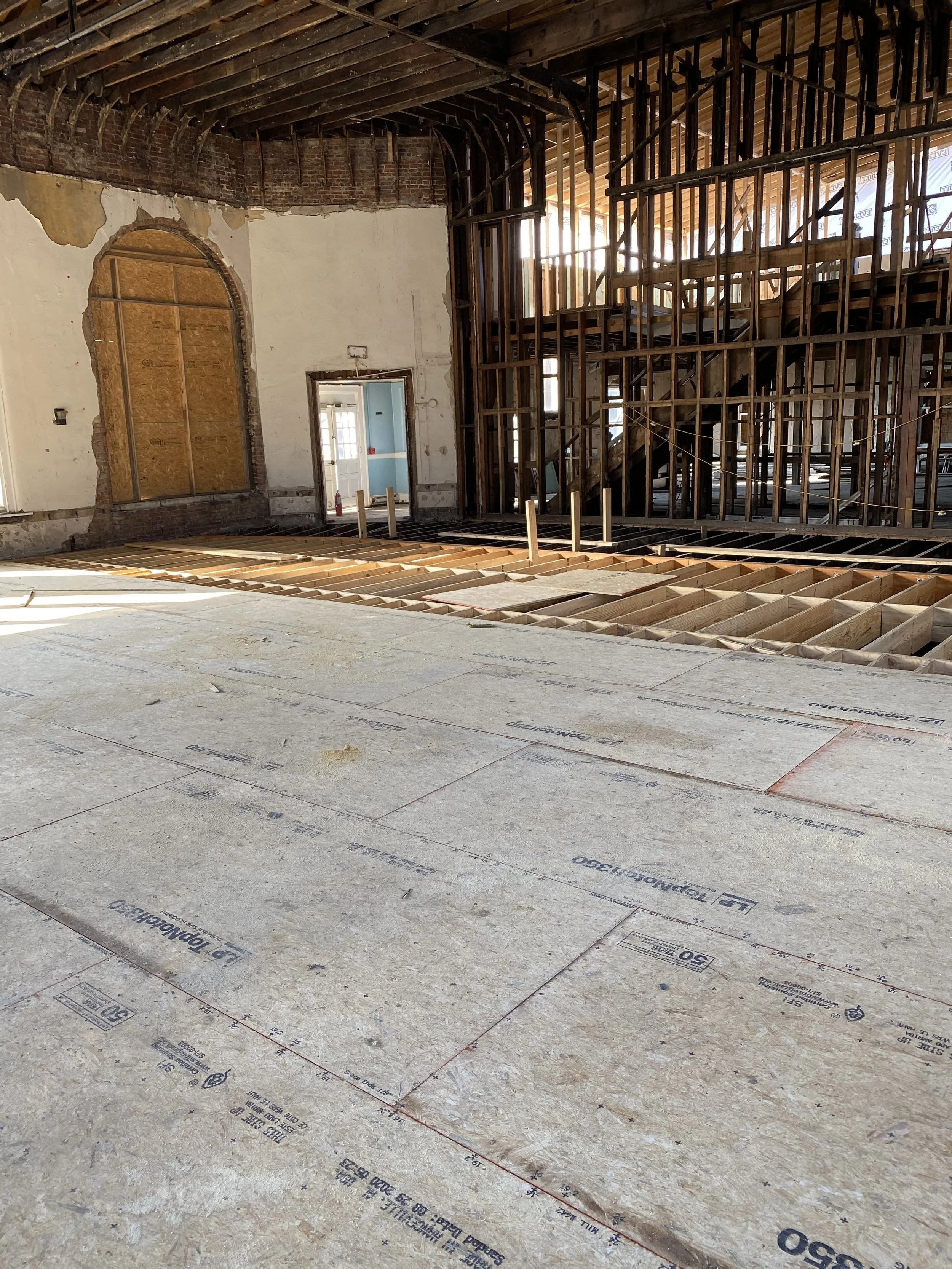 Interior renovations