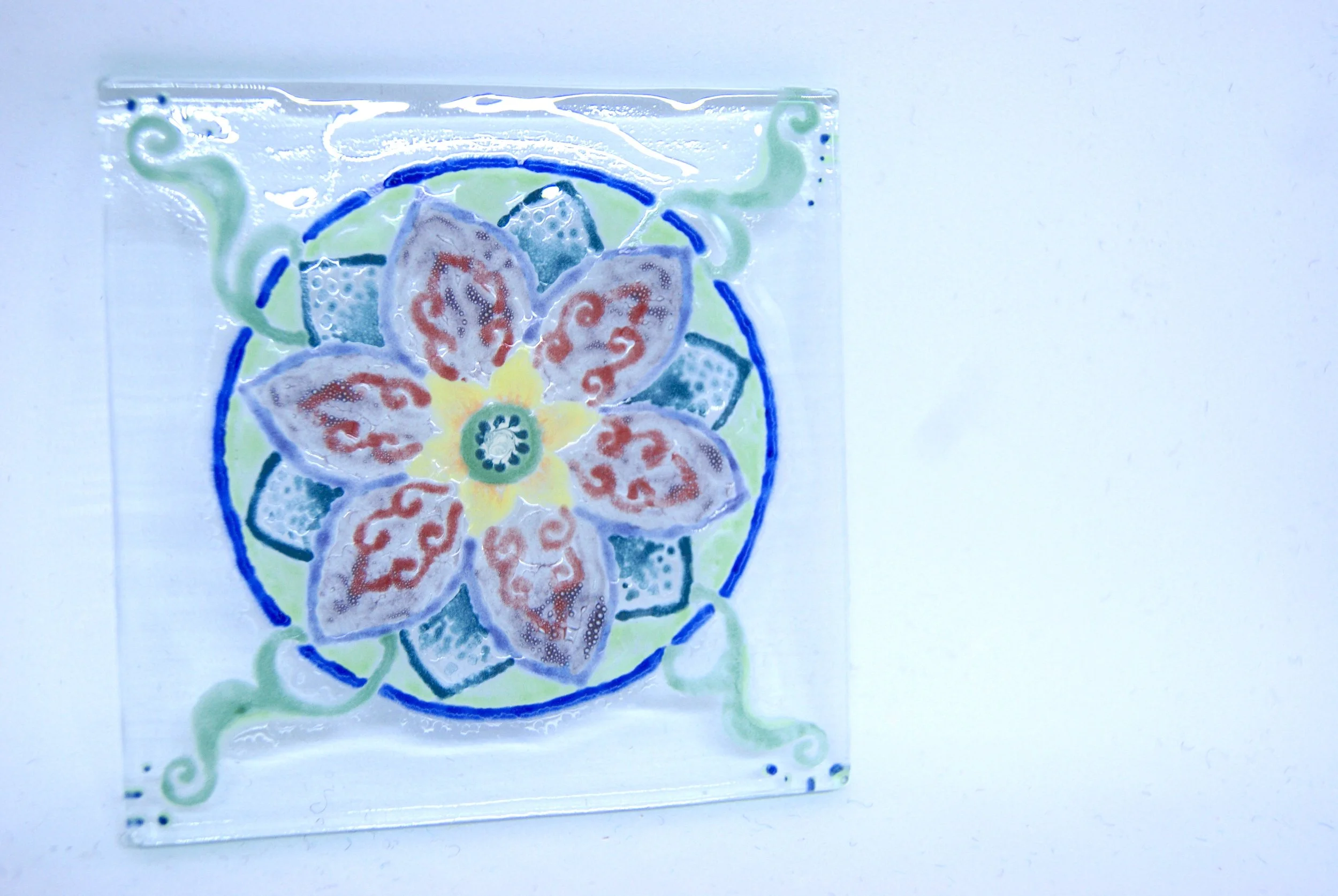 Adult's glass coaster