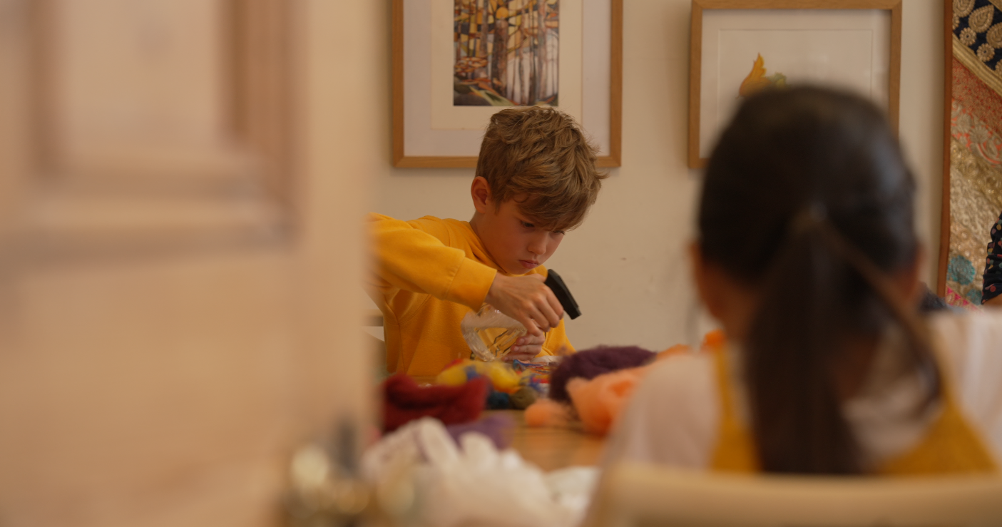 Wet felting