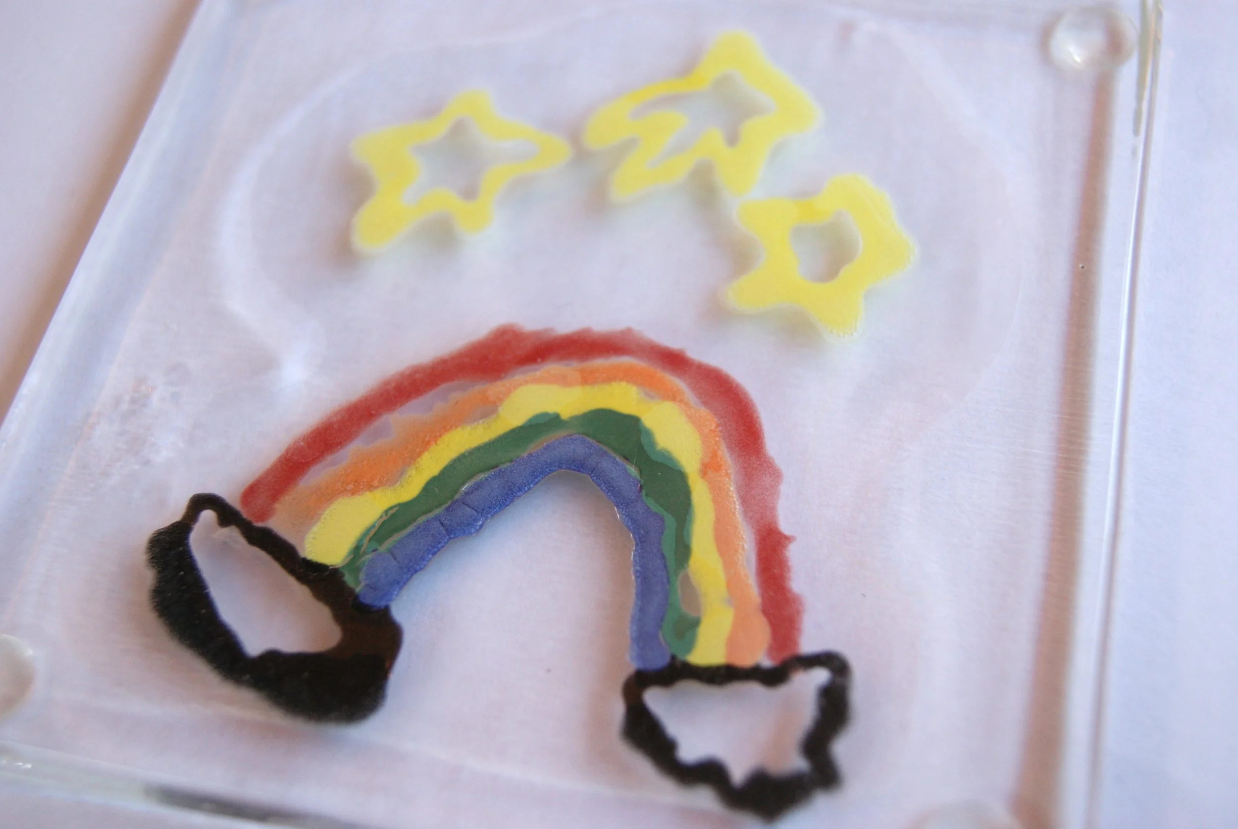 Children's glass coaster